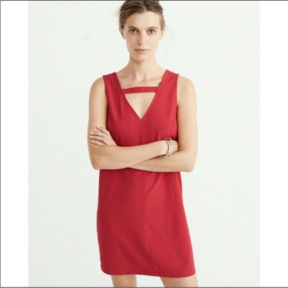 Abercrombie & Fitch V-Neck Mini Cocktail Dress | XS